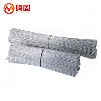 鸣固 20号镀锌扎丝钢筋铁丝绑丝铁工地建筑软铁线扎带捆扎直条细铁线