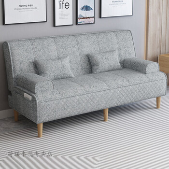 简单的三人沙发小型沙发小客厅经济型多功能折叠沙发床两用布艺沙发