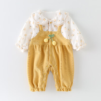 母婴>童装>连体衣/爬服>莫代尔>莫代尔新生婴儿衣服秋装女宝宝连体衣