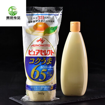 日本进口蛋黄酱减低卡路里65 沙拉酱色拉美乃滋三明治汉堡减65 卡路里版360g 图片价格品牌报价 京东