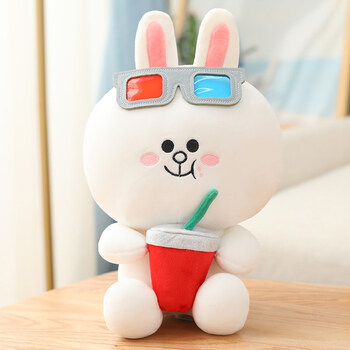 布朗熊系列布娃娃布朗熊毛绒玩具大号公仔可爱女生可妮兔玩偶床上抱