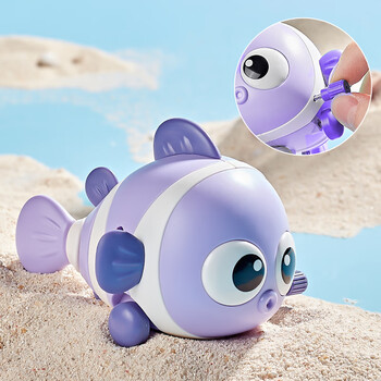 曼影manying无需电池摇摆小丑鱼儿童发条婴儿上弦小动物宝宝会跑会动