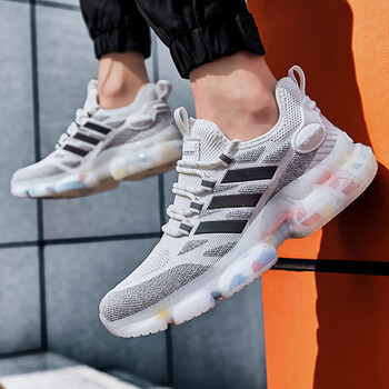 阿迪巴萨达斯官方旗舰店爆米花男鞋百搭减震椰子鞋飞织网面运动鞋软底