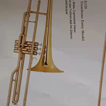 长号降b转f变次中音专业演奏长号乐器雅马哈立键长号