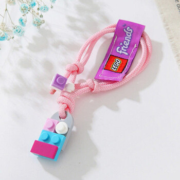 【精选好礼】friends好朋友乐高手链积木男女学生情侣款一对爱心手环