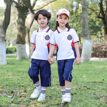 中学生校服套装学院风大小学生班服蓝白运动会班服春秋初中高中男女