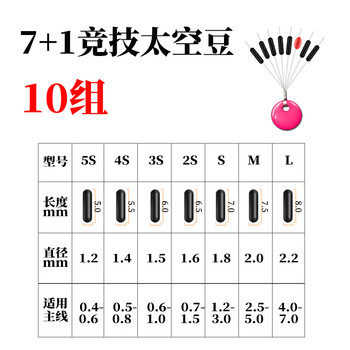 钓鱼超紧太空豆散装硅胶特级优质套装全套组合大物主线组小号配件 s