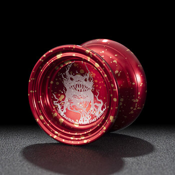 悠悠球超长睡眠花式溜溜球比赛专用职业儿童yoyo球玩具恶魔麒麟红金