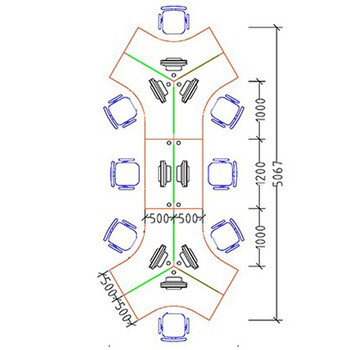 现货工厂直播深圳办公桌组合办公家具创意办公桌椅组合屏风桌简约现代