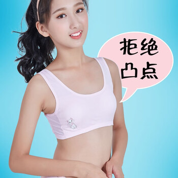 17岁女孩胸罩文胸学育期14少女内衣女孩16岁17初中生韩版女童胸小背心