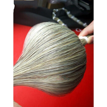 达晖侠棕色马尾毛 马尾巴毛  小提琴弓毛 编织鸟套材料80-85厘米1两