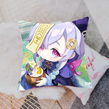 2022新款刻晴抱枕原神游戏周边沙发方形抱枕坐垫可定制 七七1 60*60cm