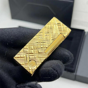 dunhill登喜路打火机英国充气打火机纯铜滑轮时尚商务礼品男女通用