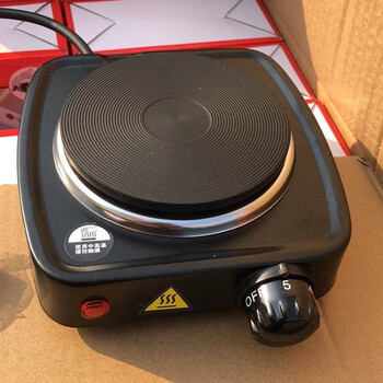 花幺里家用500w迷你电热炉小电炉煮摩卡壶煮咖啡茶炉实验用烧杯保温恒