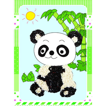 帝达芙2023种子贴画儿童幼儿园手工diy制作材料豆豆豆子五谷粮食粘