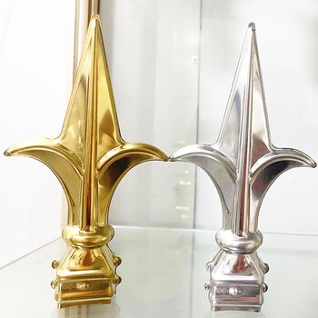 焊卫枪尖不锈钢枪头庭院围栏杆防攀防盗防护栏装饰枪尖钛金色枪头定制