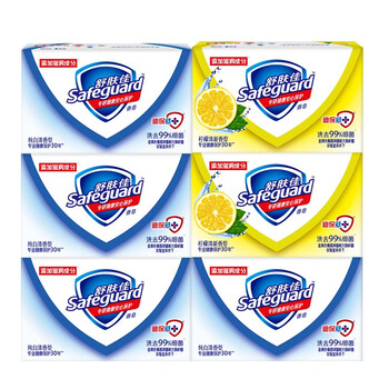 舒肤佳香皂纯白柠檬芦荟清香型肥皂洗手洗脸沐浴皂 4纯白 2柠檬