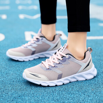 欧品臣运动鞋子女鞋夏季跑步鞋网鞋女士椰子鞋透气飞织鞋软底网面鞋