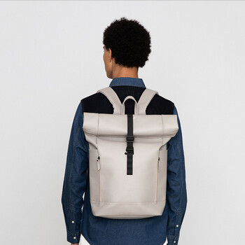 Gaston Luga书包男大学生防水大容量16英寸笔记本电脑背包卷盖旅行出差包时尚潮流21新款浅灰褐 图片价格品牌报价 京东