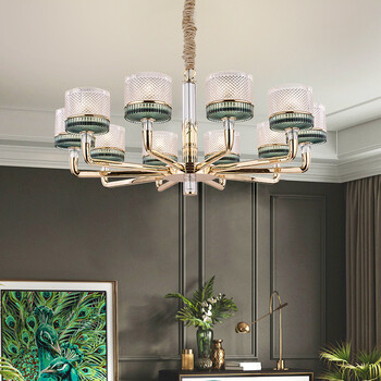 褚灯(chudeng)led吸顶灯 客厅餐厅卧室灯 现代简约灯饰 轻奢天青系列