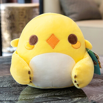 公仔毛绒玩具无限罗小黑战记周边玩偶抱枕生日礼物女生 坐姿黄色比丢