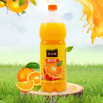 可口可乐(coca-cola)美汁源果粒橙果味果汁橙汁饮料1.