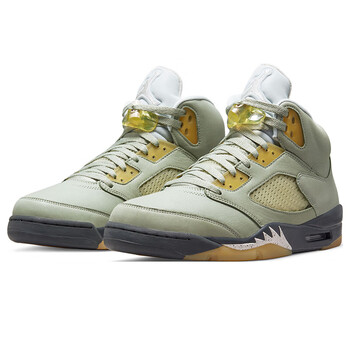 jordan男子aj5篮球鞋复古air5运动鞋ct4838004黑425dc7501300地平线绿