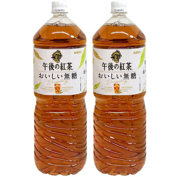 麒麟(kirin)日本进口kirin麒麟午后红茶无糖红茶饮料0卡0脂肪大瓶家庭