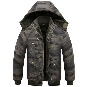 工作服棉衣男冬季加厚加绒防寒劳保棉服焊工防烫耐磨工装棉袄休闲l黑