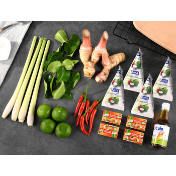 冬阴功汤料包新鲜材料套餐冬阴功酱火锅底料泰式家乐冬阴功调料 套餐