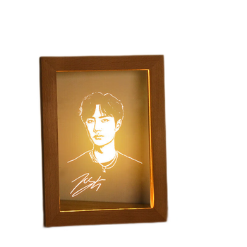 麦仙蝶王一博周边肖战夜灯模型相框摆件创意台灯立牌周边盲盒新年礼物