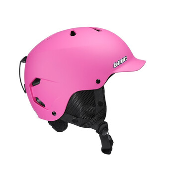 bern滑雪头盔 男同款女成人单板双板滑雪装备 滑雪安全帽 黑色bern标 