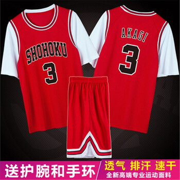 灌篮高手球衣假两件男女篮球服套装班服比赛训练服团购定制印字号3号