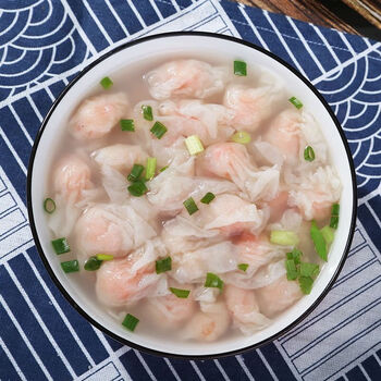 雅叔福州虾燕鲜虾肉燕福建特产小吃燕皮馄饨速冻云吞手工混沌扁食新纯