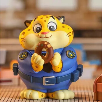 疯狂动物城盲盒迪士尼系列手办同款 玩具生日礼物摆件 本杰明警官