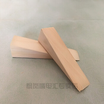 三角木块木楔子三角木块斜木片木塞梯形木块门挡门阻摄像轨道木头垫木