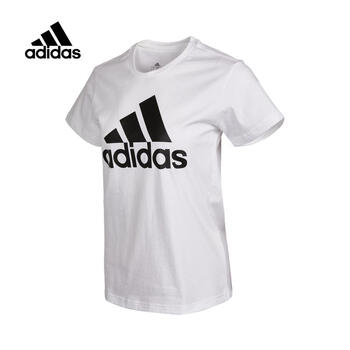 滔搏运动 Adidas阿迪达斯女装圆领体恤透气休闲服运动短袖半袖t恤上衣topsports Gl0649 M 图片价格品牌报价 京东