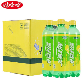 娃哈哈非常柠檬530ml12瓶整箱夏季烧烤聚餐清凉解渴碳酸饮料非常柠檬