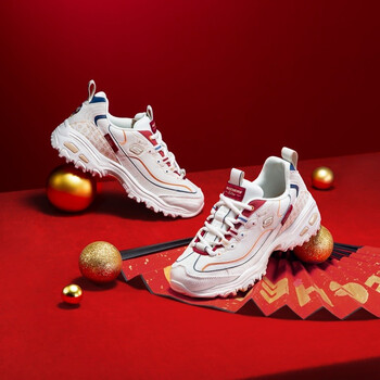 skechers斯凯奇官方2021春季新年系列男鞋厚底老爹鞋绑带时尚休闲鞋