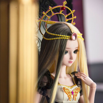 叶罗丽娃娃60厘米时间公主情公主夜萝莉精灵梦白光莹蓝孔雀女孩洋娃娃