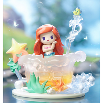 泡泡玛特popmait迪士尼公主茶杯甜心盲盒dbaby系列潮玩爱丽儿公仔爱丽