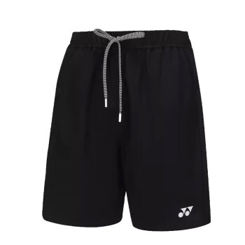 YONEX 尤尼克斯羽毛球短裤男士运动短裤 120064黑色 L