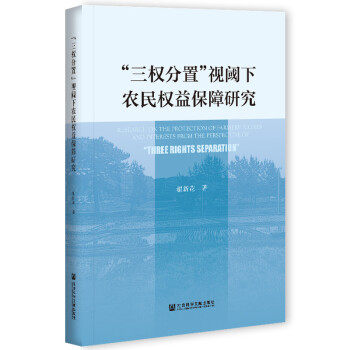 “三权分置”视阈下农民权益保障研究 txt格式下载