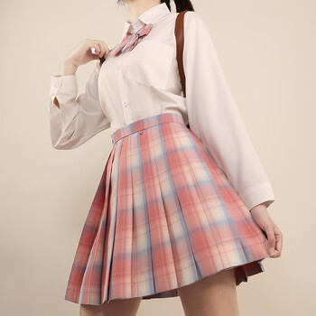 猫耳酱jk兔缝缝jk制服裙可爱软妹学院风百褶裙高腰显瘦半身裙甜桃兔叽