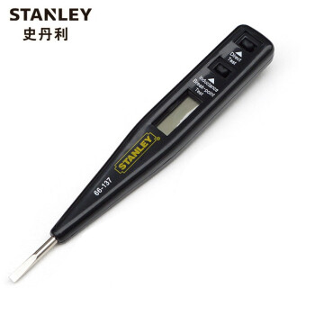 史丹利STANLEY 家用数显测电笔12-220V 测电笔检测验电笔感应试电笔家用多功能可定制 66-137-23