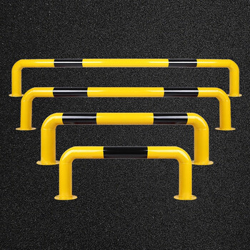 万尊 u型护栏钢管挡车器停车场围栏警示杆防撞杆马路隔离护栏阻车器80