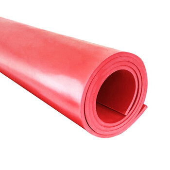 京特 防撞配电室绝缘胶垫红色平面 1米*2.5米*10mm厚10kv