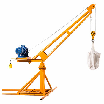越越尚 小型吊机800公斤30米220v 建筑装修吊砖吊沙电动起重机 yys-dj
