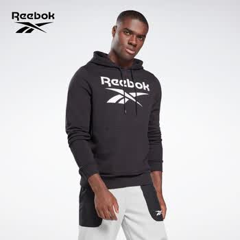 Reebok Identity Big Logo Hoodie - Blue | Reebok US