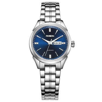 劳士顿rosdn手表男商务时尚进口机械机芯防水双历男士手表送男友生日